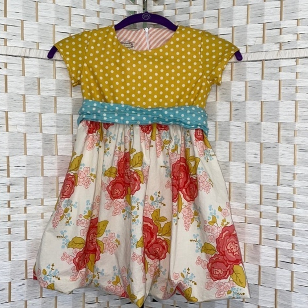 Taylor Joelle Designs Girl’s Floral Bubble Dress